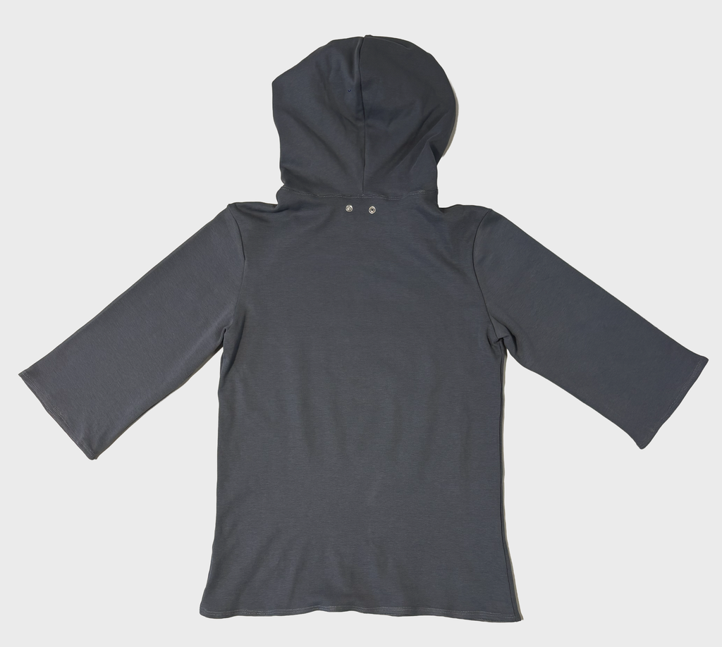 The Dusty Grey Hoodie Trilogy (3/4 sleeves) - MADE TO ORDER